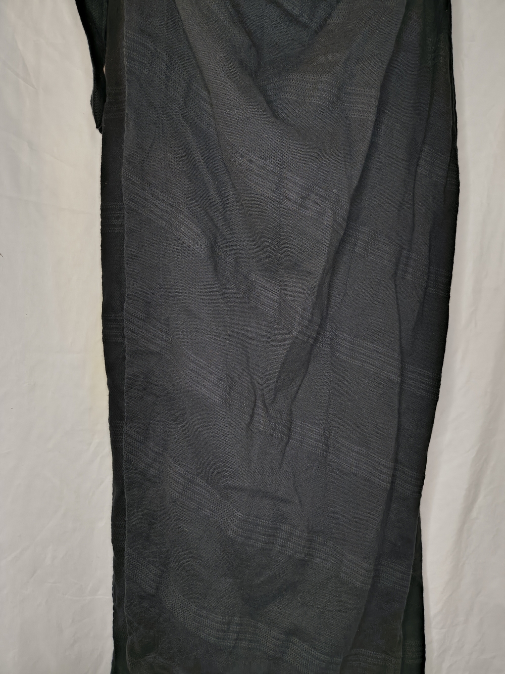 Free People One-Shoulder Black Wrap Dress with Side Tie - Picture 3 of 9